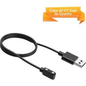 Case 4U C4U C1 Akıllı Saat Şarj Cihazı - Şarj Kablosu 