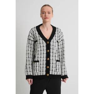 Alexander Gardi Desenli Cepli Triko Hırka (A91022-S)