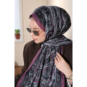 Soft Etnik 0222 Mürdüm Şal