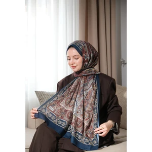 Soft Etnik 0181 Koyu Lacivert Şal