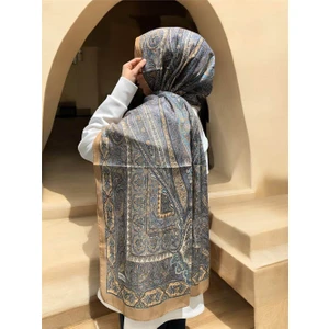 Soft Etnik 0222 Toprak Şal