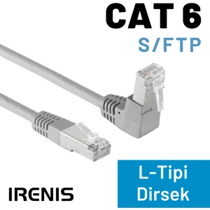 50 cm Cat6 S/ftp Dirsek Kablo