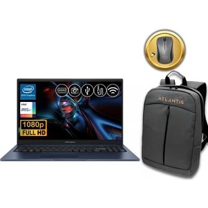 Vivobook 15  I5-1334U 24GB 512GB M.2 SSD X1504VA-NJ2405 ATL72 15.6" Fdos Taşınabilir Bilgisayar +Çanta&mouse