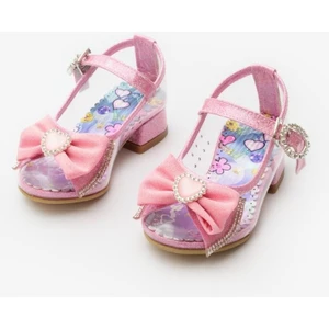Pembe  Fiyonklu Şeffaf Kız Çocuk Ayakkabı
