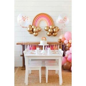 Le Mabelle Gold Makaron Gökkuşağı Balon Set
