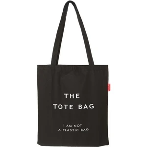Siyah Bez Çanta The Tote Bag Baskılı