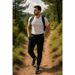 TrekFlex Erkek Siyah Jogger Pantolon