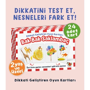 Bak Bak Saklambaç - Dikkati Geliştiren Oyun Kartları