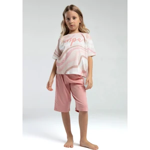 U.s. Polo Assn. Kız Çocuk Bej Pijama Takım 50311687-VR011