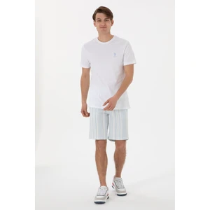 U.S. Polo Assn. Erkek Açık Mavi Örme Şort 50299756-VR003