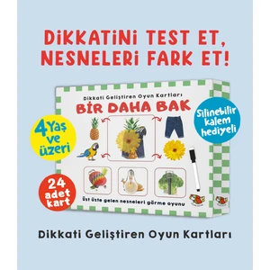 Bir Daha Bak - Dikkat Geliştiren Oyun Kartları