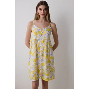 Lemons Chally Çok Renkli Gecelik