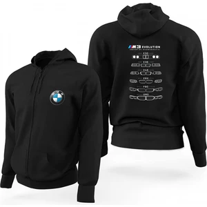 Bmw Evolution Siyah Fermuarlı Limited Edition Kapşonlu Sweatshirt