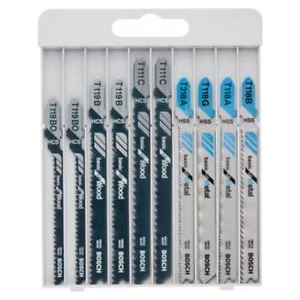 10 Parçalı Dekupaj Testeresi Bıçağı Seti Ahşap & Metal