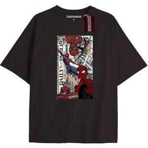 Tarz Sokak Spider-Man Gazete Baskı Model No Way Home Tshirt