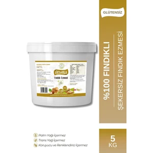 Şekersiz Fındık Ezmesi 5kg Fındıklı