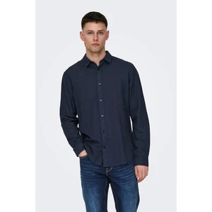 Only & Sons Onscaiden Keten ve Pamuk Karışımlı Slim Fit Gömlek Erkek Gömlek 22012321