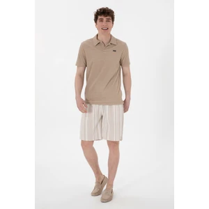 U.S. Polo Assn. Erkek Bej Örme Şort 50299756-VR011