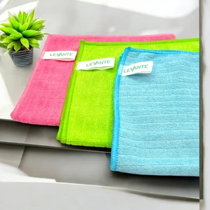 Mikrofiber Hassas Yüzey Temizlik Bezi 3lü Set 40X40 cm | Tüy Bırakmaz | Çizmez | Iz Bırakmaz