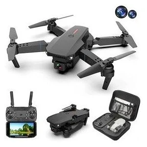Drone E88 4K Hd Çift Kameralı Drone App Kontrol Wifi Li Katlanabilir X3 Batarya