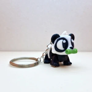 Maxipop Sevimli Panda Oyuncak - Çanta Süsü & Anahtarlı - Hareketli Eklemli