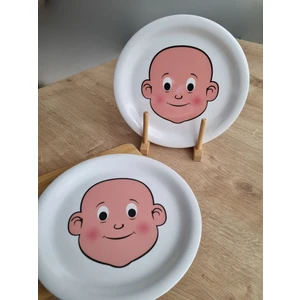 Eğlenceli Erkek Çocuk Yemek Tabağı