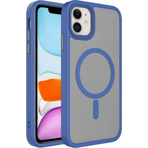 iPhone 11 Kılıf Mat Arka Yüzey Wireless Şarj Özellikli Flet Magsafe Kapak