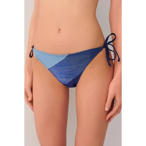 Patch Ince Bağcıklı Bikini Alt