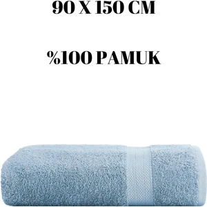 Büyük Boy Banyo Duş Vücut Havlusu  Pamuk Çizgi Desenli 90 x 150 cm 500 Gram Bir Adet Tekli