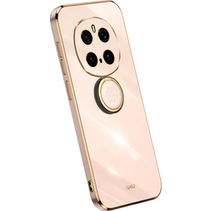 Digital Computer Home XINLI For Honor Magic7 Pro 5G Kılıf Halka Kickstand Elektrokaplama TPU Telefon Kılıfı-Pembe (Yurt Dışından)