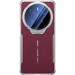 Honor Magic7 Pro 5g Lens Çerçevesi Kickstand Galvanik Tpu + Pu Telefon Arka Kapak (Yurt Dışından)