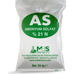 Amonyum Sülfat (AS %21 N) 25 KG Şeker Gübresi