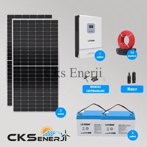 Cks Enerji 3 Kw Hazır Solar Bağ Evi Paketi Kolay Kurulum - Minimum Paket