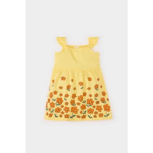 Kız Bebek Çiçekli Askılı Elbise C0285A525SM