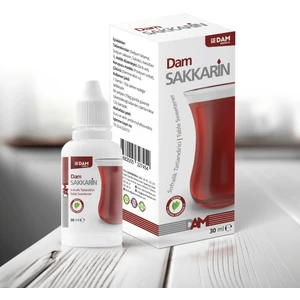 Dam Sakkarin.sıvı Tatlandırıcı. Zero 0 Kalori. Sukraloz Bazlı. Sofralık tatlandırıcı.Dam Medikal