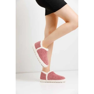 Kadın Hafif Pofuduk Panduf Ses Yapmaz Kalın Taban Ev Ayakkabısı