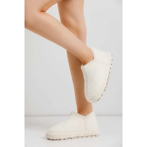 Kadın Hafif Pofuduk Panduf Ses Yapmaz Kalın Taban Ev Ayakkabısı