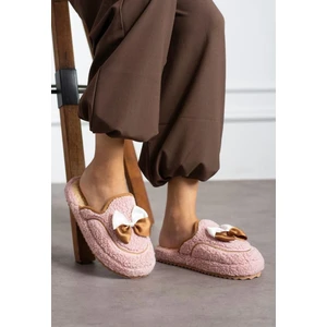 Sevimli Kurdeleli  Kaydırmaz Taban Kışlık-Mevsimlik Kadın Ev