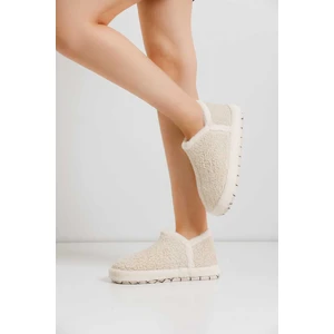 Kadın Hafif Pofuduk Panduf Ses Yapmaz Kalın Taban Ev Ayakkabısı