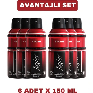 Storm Erkek Deodorant 6 Adet x 150 ml