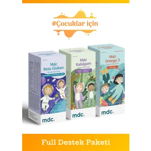 Omega 3 Şurup, Beta Glukan Şurup ve Kalsiyum Şurup - Full Destek Paketi