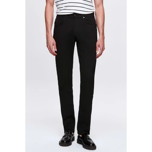 Ds Damat Slim Fit Siyah Gabardin Denim Pantolon