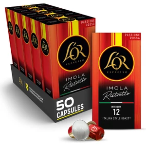 Imola Ristretto Nespresso Uyumlu Alüminyum Kapsül Kahve 50 Kapsül