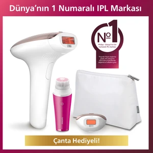 BRI924/00 Lumea Lazer Epilasyon Ipl Tüy Alma Cihazı,çanta ve Yüz Temizleme Cihazı Hediyeli