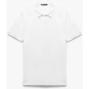 Slim Fit Kısa Kollu Pike Kumaş Pamuklu Polo Yaka Tişört