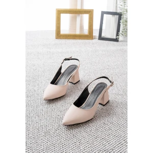 Marina Rosse Kadın Louisa Cilt Arkası Açık Klasik Topuklu Ayakkabı