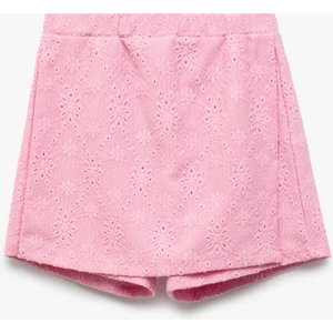 Fisto Beli Lastikli Mini Şort Etek