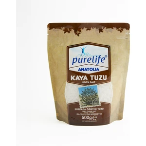 Pure Life Kaya Tuzu Granül 500g | Anadolu | Sofrada Öğütme Tuzu | Rafine Edilmemiş Doğal Tuz | Yüksek Mineralli