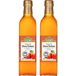 Organik Elma Sirkesi 500 ml + 500ml 2 Li Set