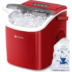 Eko Set Üstü Buz Makinesi 12 Kg Kırmızı